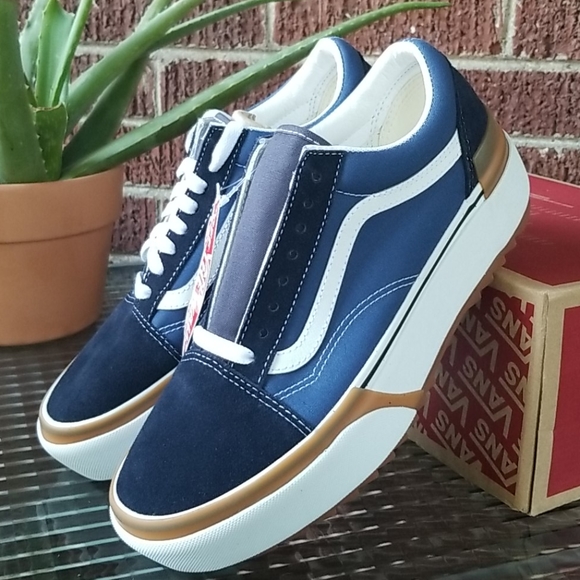 navy platform vans